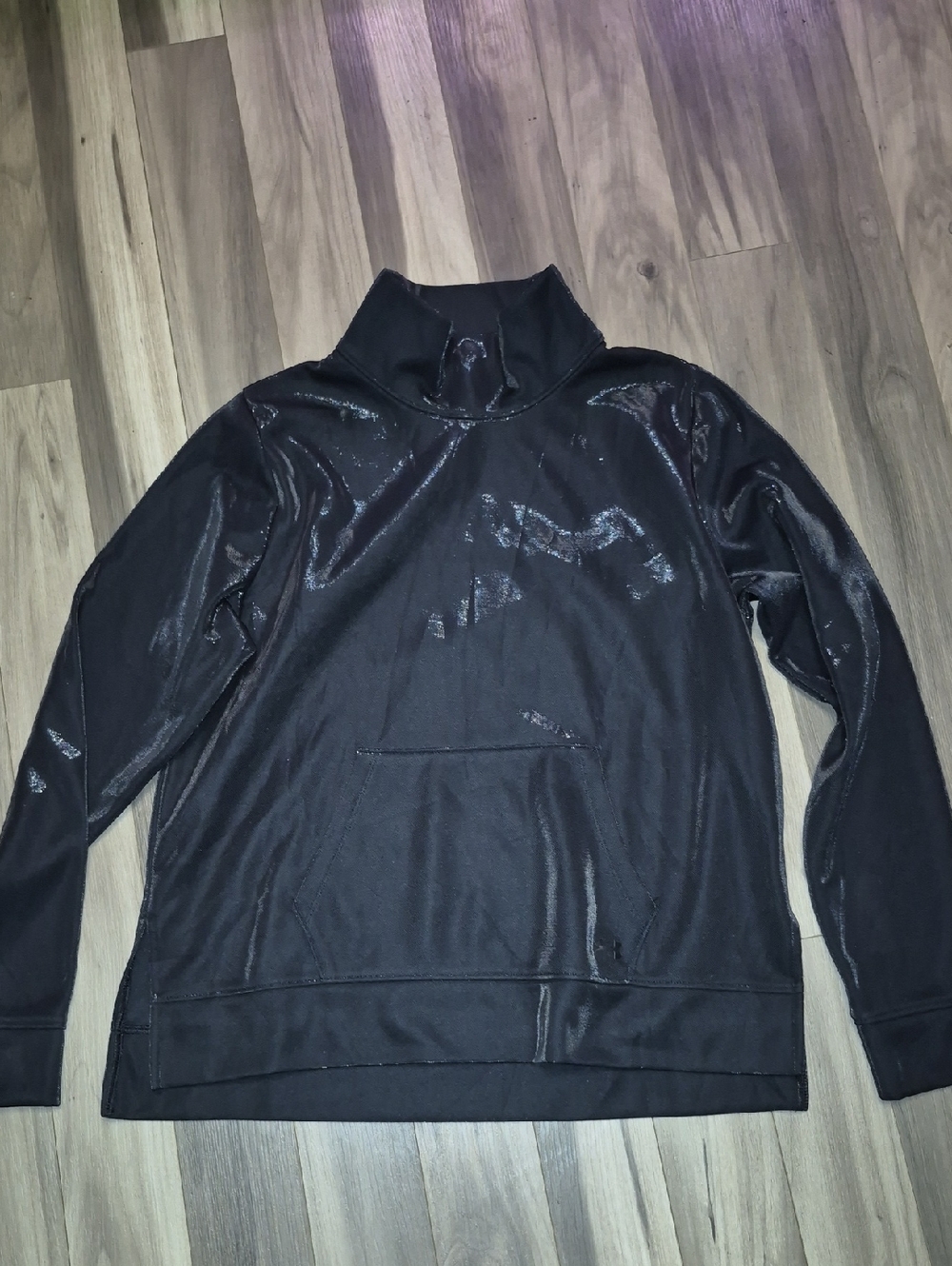 Womens Under Armour Coldgear Black Performance Pullover Size M